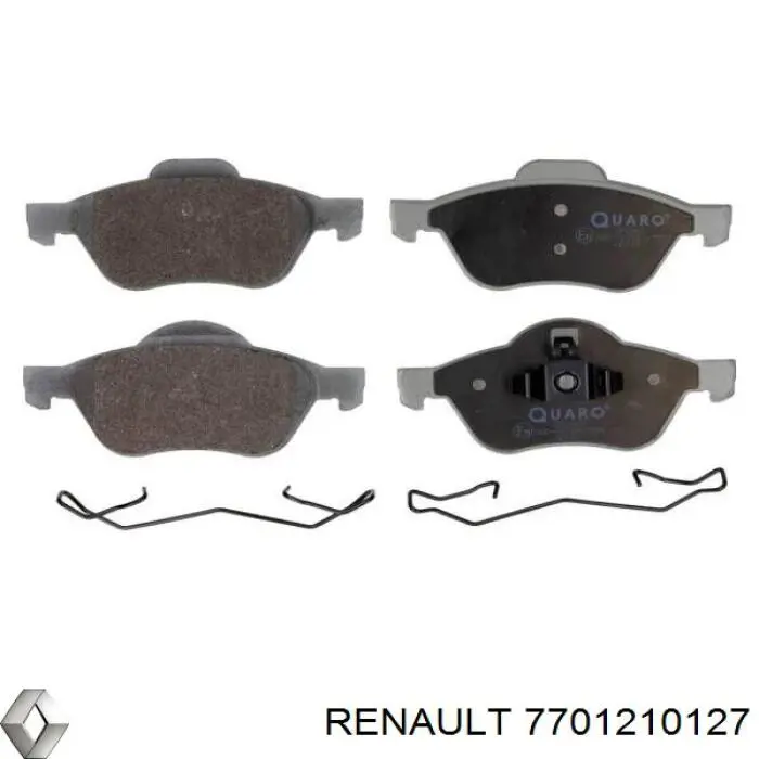 Купити 7701210127 Renault (RVI) Колодки гальмівні передні, дискові