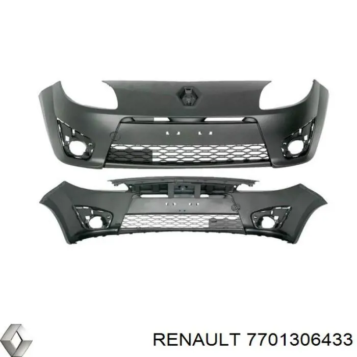 7701306433 Renault (RVI) бампер передній