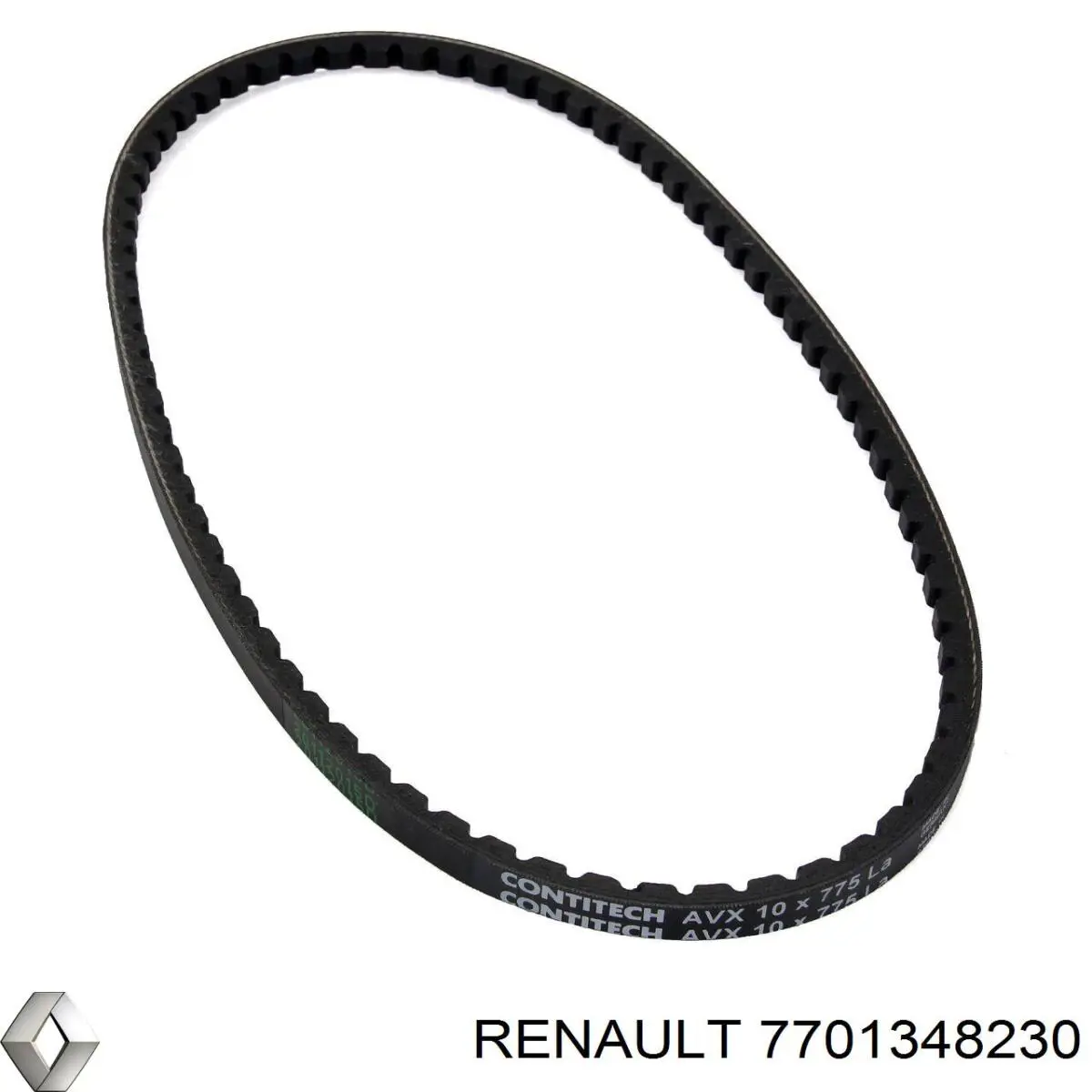 Клиновий ремінь Renault (RVI) 7701348230 ціна, від 4.28 USD