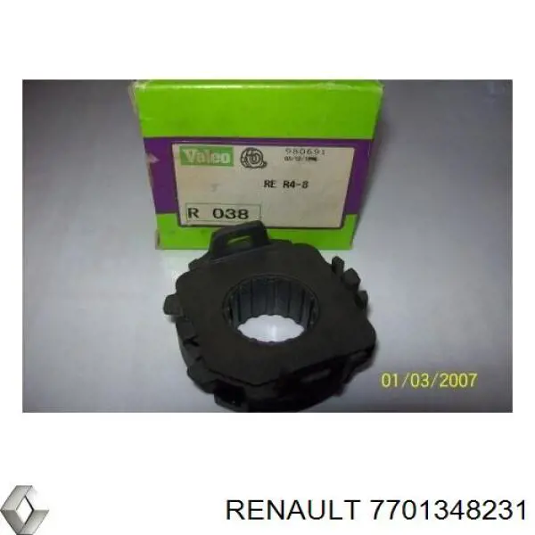 Вижимний підшипник Renault (RVI) 7701348231 ціна, від 22.76 USD