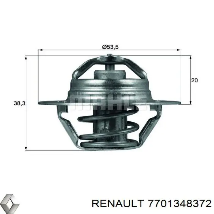 Термостат 7701348372 Renault (RVI)