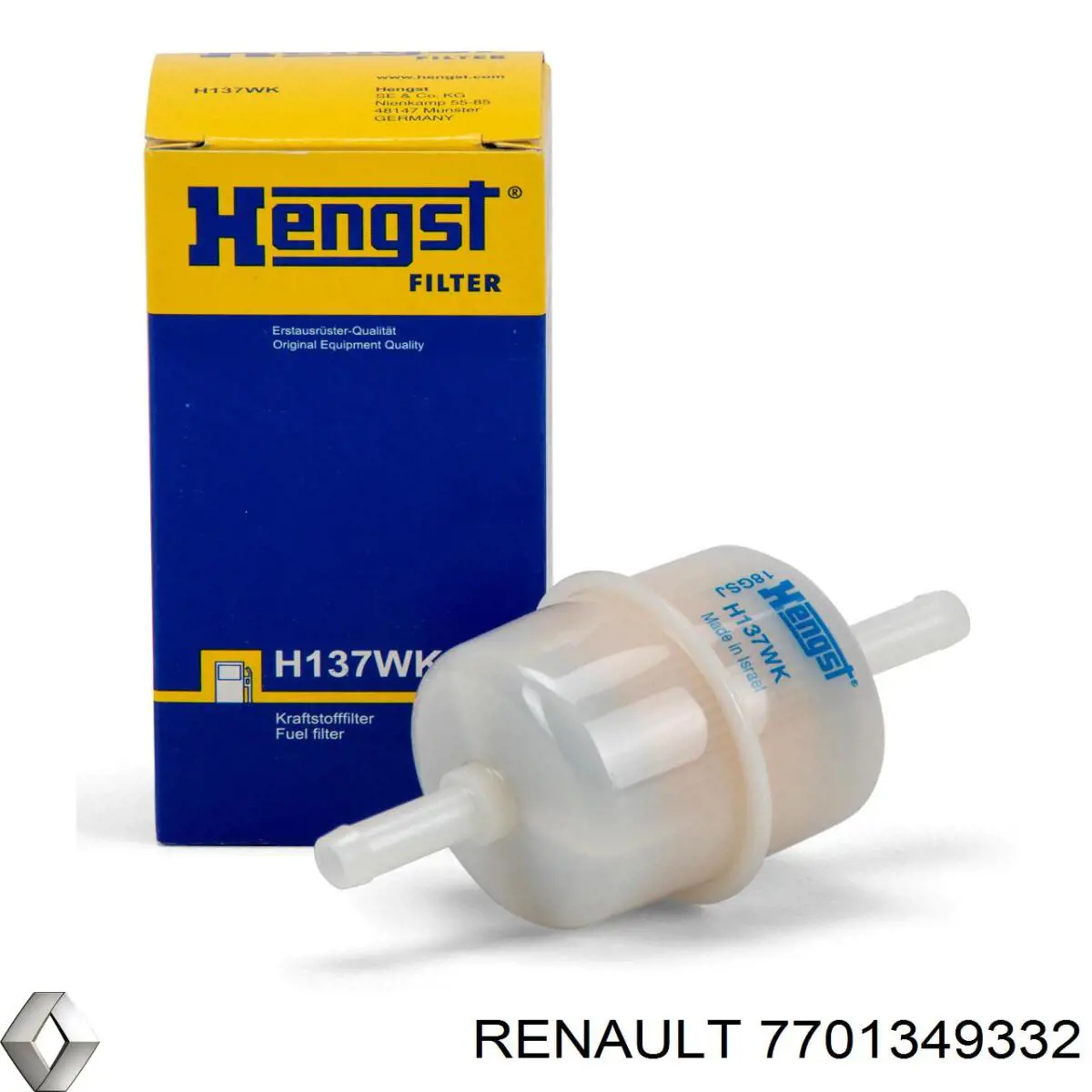 Фільтр тонкого очищення палива Renault (RVI) 7701349332 ціна, від 1.89 USD