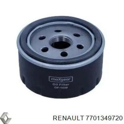 Масляний фільтр двигуна Renault (RVI) 7701349720 ціна, від 4.95 USD