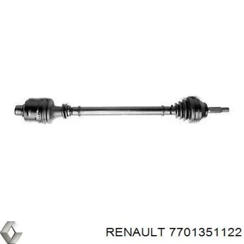 7701351122 Renault (RVI) Приводи передніх коліс (вали карданні піввісь переднього моста)