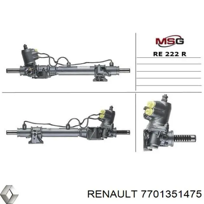 Купити 6025071010 Renault (RVI) Рульова рейка
