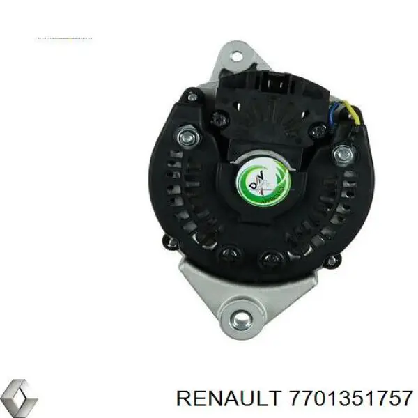 Генератор Renault (RVI) 7701351757 ціна, від 102.07 USD