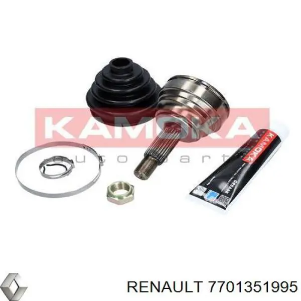 Купити 7701351995 Renault (RVI) Ліва піввісь