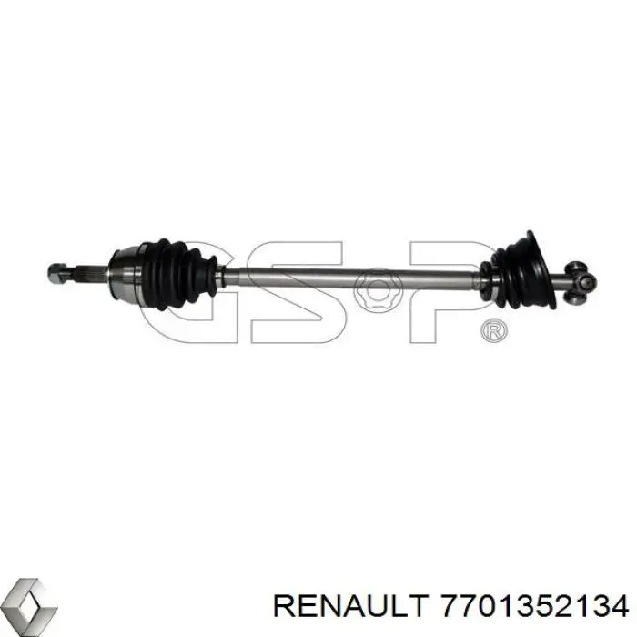 Привід передній лівий Renault (RVI) 7701352134 ціна, від 57.40 USD