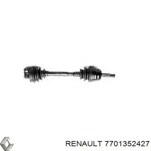 Піввісь передня, права Renault (RVI) 7701352427 ціна, від 87.34 USD