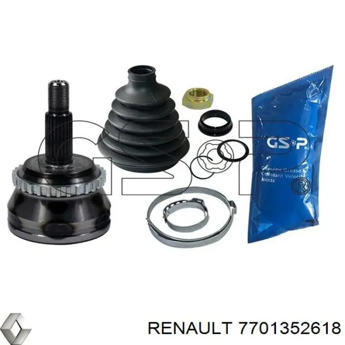 Купити 7701352618 Renault (RVI) Ліва піввісь
