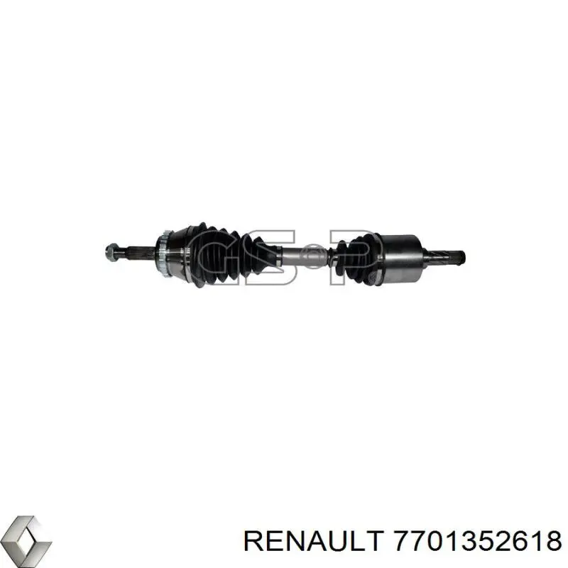 Привід передній лівий Renault (RVI) 7701352618 ціна, від 146.11 USD