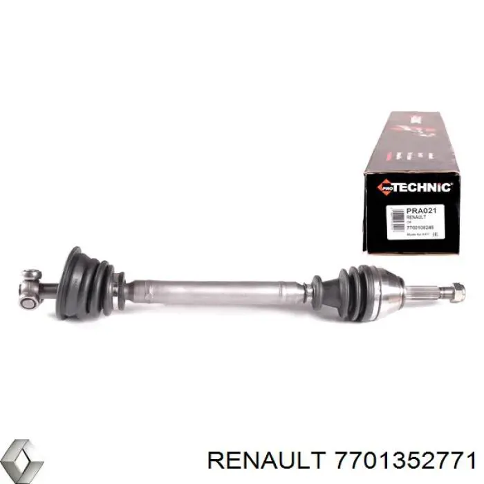 Привід передній лівий Renault (RVI) 7701352771 ціна, від 53.76 USD