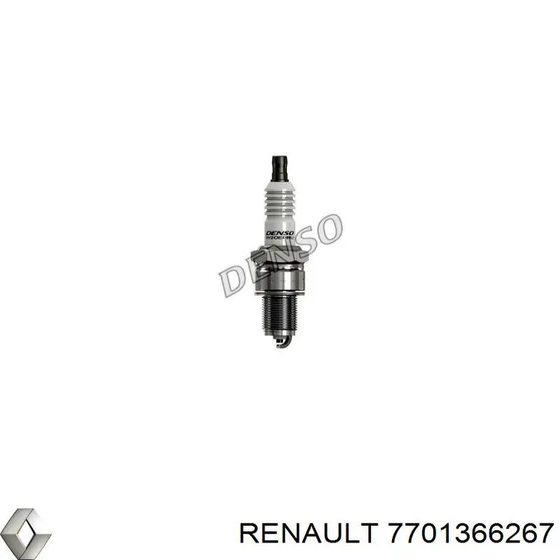 7701366267 Renault (RVI) свіча запалювання