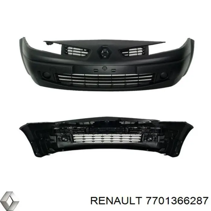 Бампер на авто Renault (RVI) 7701366287 ціна, від 101.82 USD