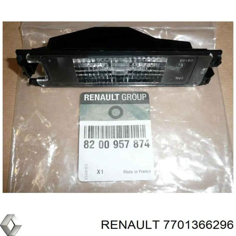 Ліхтар підсвічування заднього номерного знака Renault 19 1 (S53) (Рено 19)