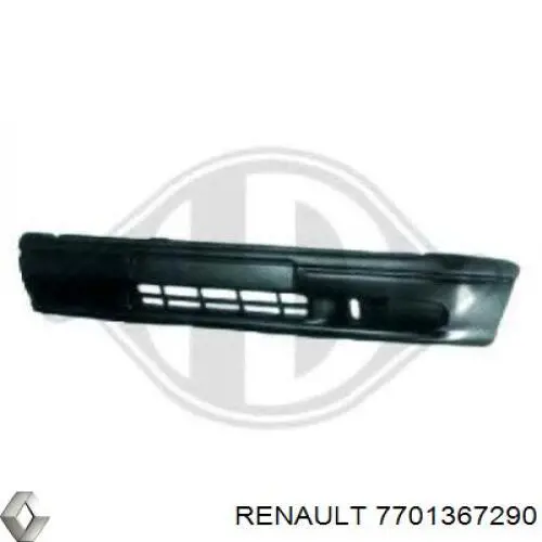 7701367290 Renault (RVI) Бампер передній в зборі