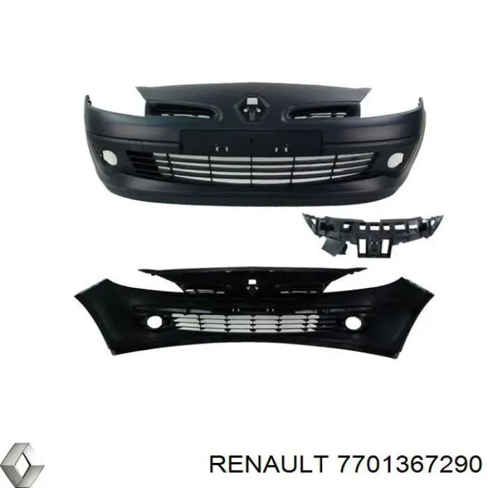 Бампер на авто Renault (RVI) 7701367290 ціна, від 42.25 USD