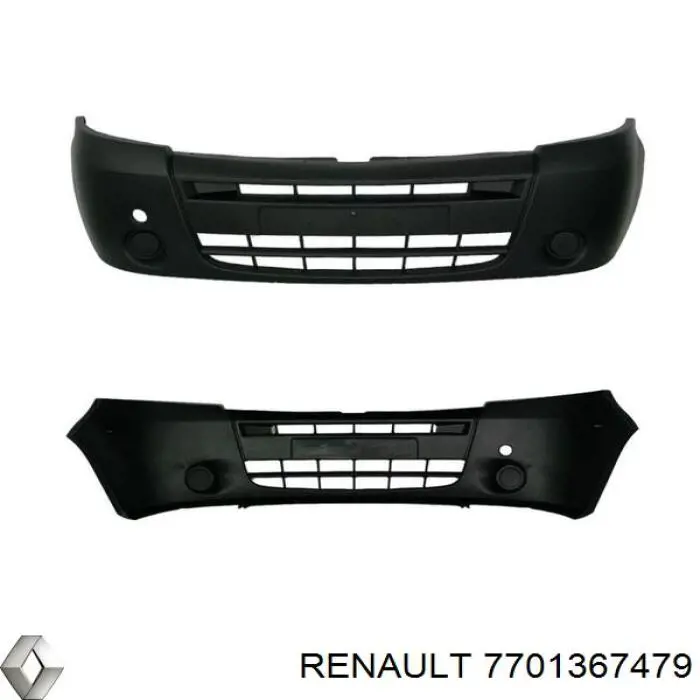 7701367479 Renault (RVI) бампер передній
