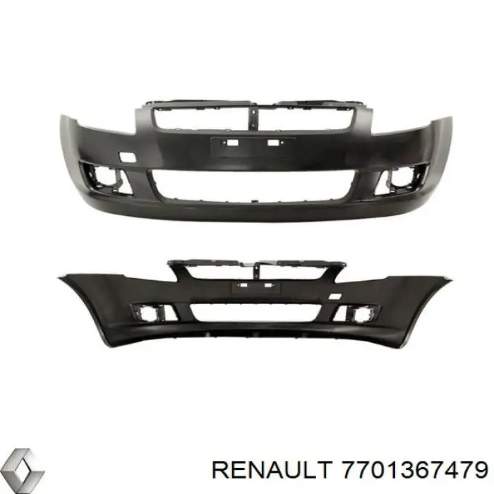  Передній бампер Renault 19 1