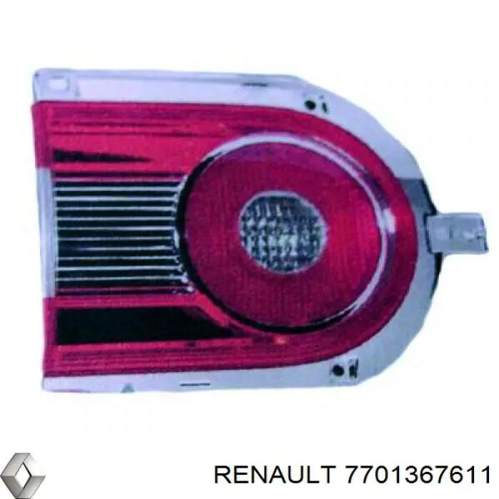 7701367611 Renault (RVI) Накладка фар, нижня
