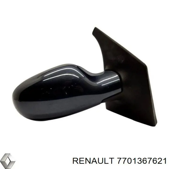 Купити 7701367621 Renault (RVI) Скло дзеркала заднього виду, правого