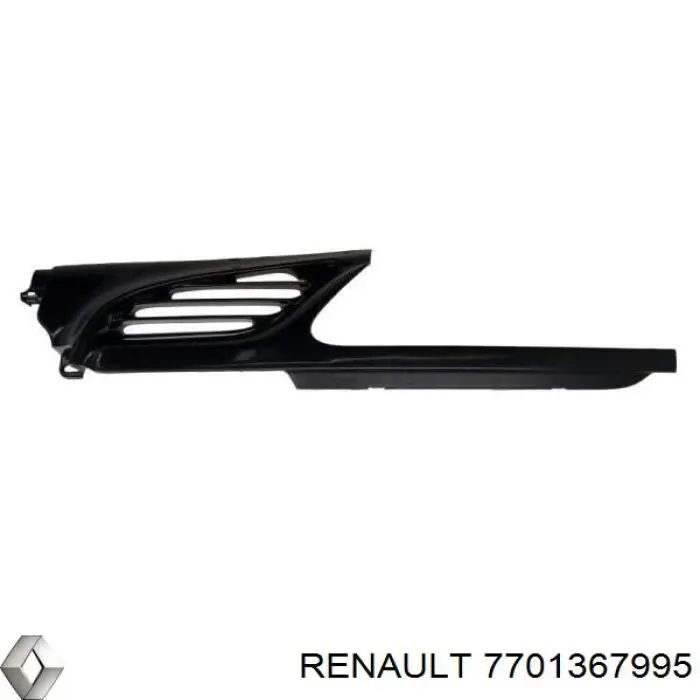 Решітка радіатора ліва 7701367995 Renault (RVI)