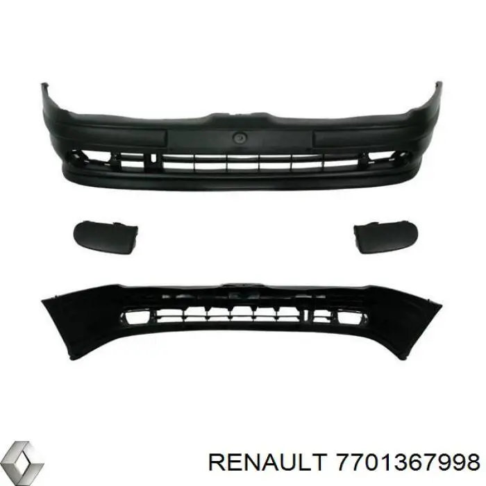 Бампер на авто Renault (RVI) 7701367998 ціна, від 42.50 USD