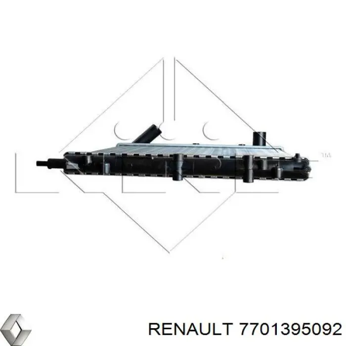 Радіатор основний Renault (RVI) 7701395092 ціна, від 39.28 USD