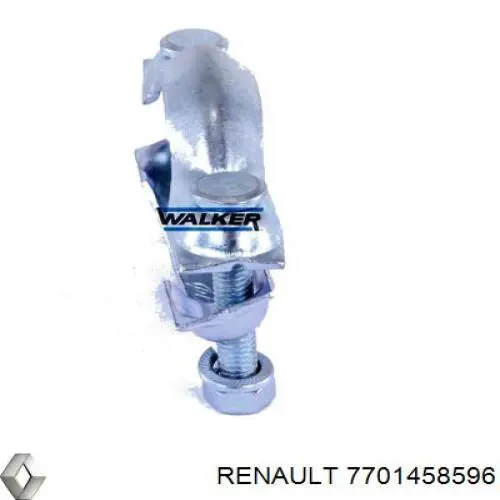 Купити 7701458596 Renault (RVI) Хомут кріплення глушника передній