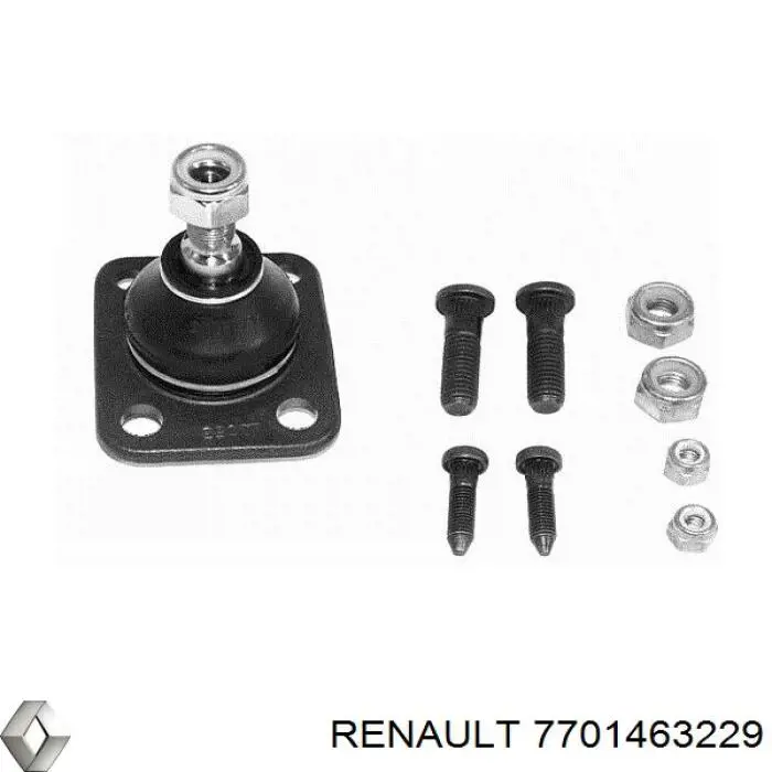7701463229 Renault (RVI) кульова опора, верхня