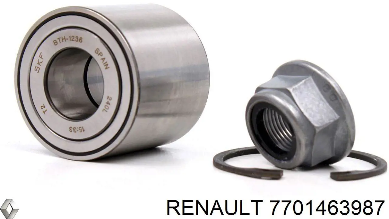 Купити 7701463987 Renault (RVI) Підшипник задньої ступиці
