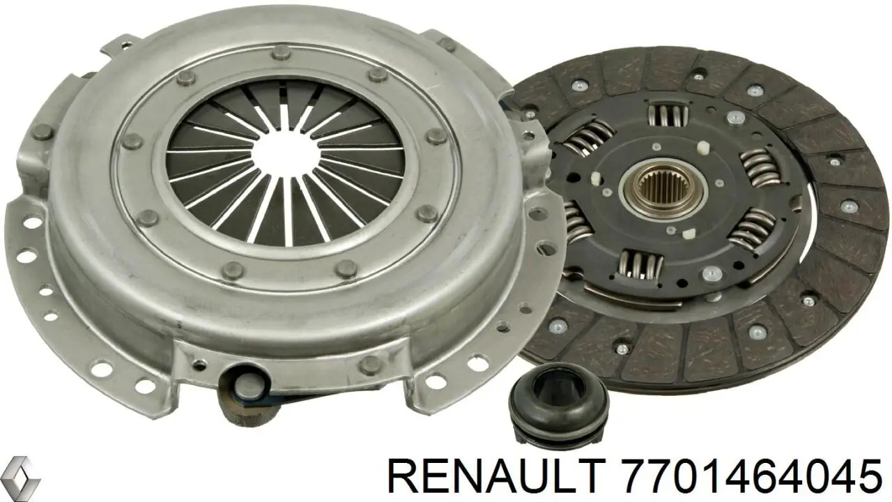 Комплект зчеплення (3 частини) 7701464045 Renault (RVI)