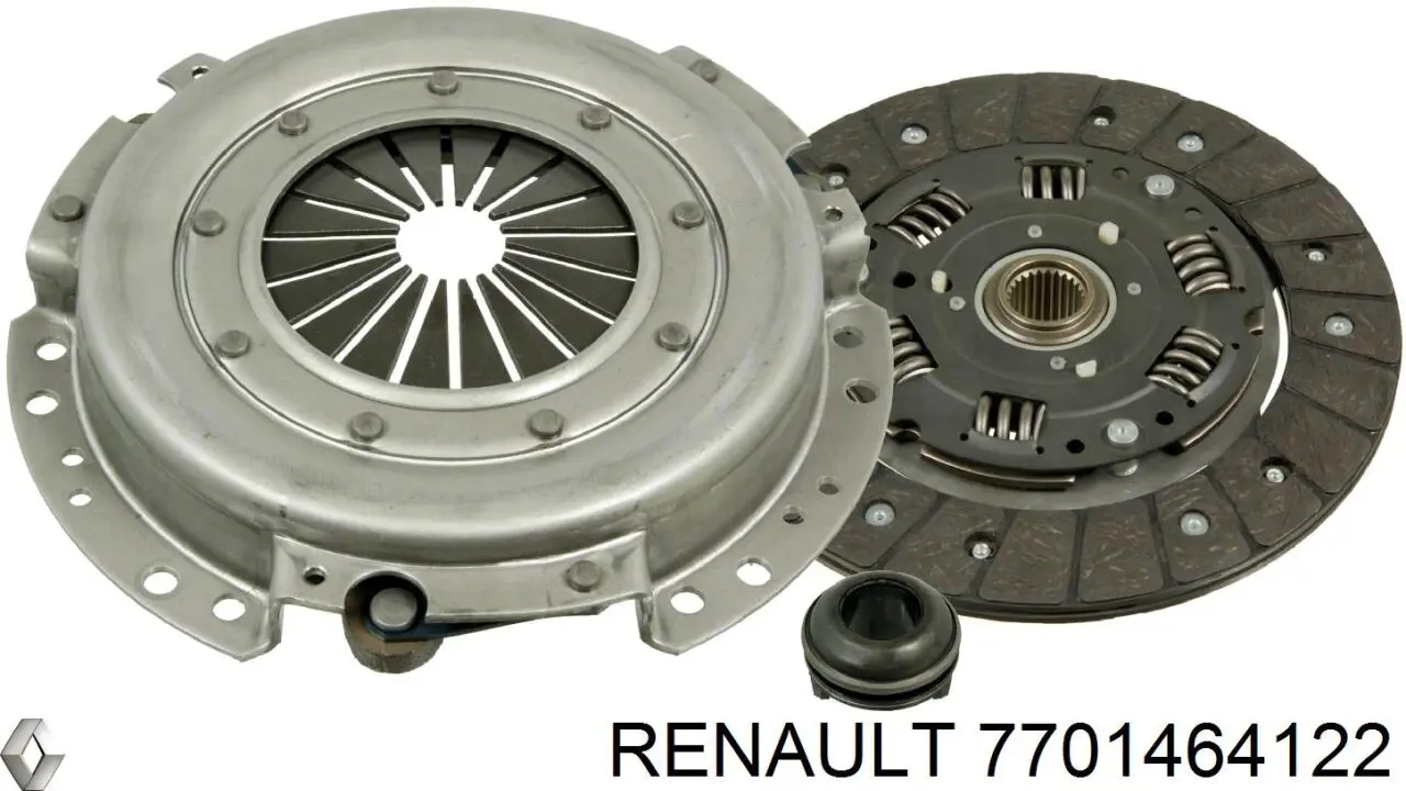 7701464122 Renault (RVI) комплект зчеплення (3 частини)