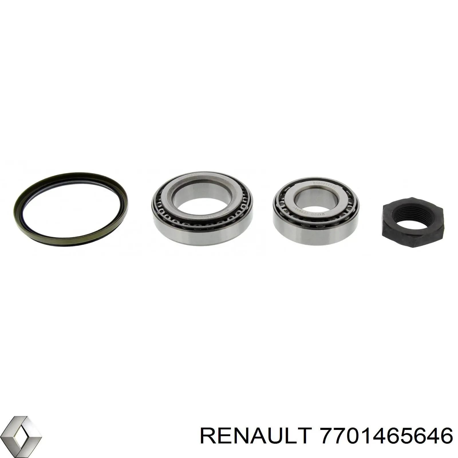 Купити 7701465646 Renault (RVI) Підшипник задньої ступиці
