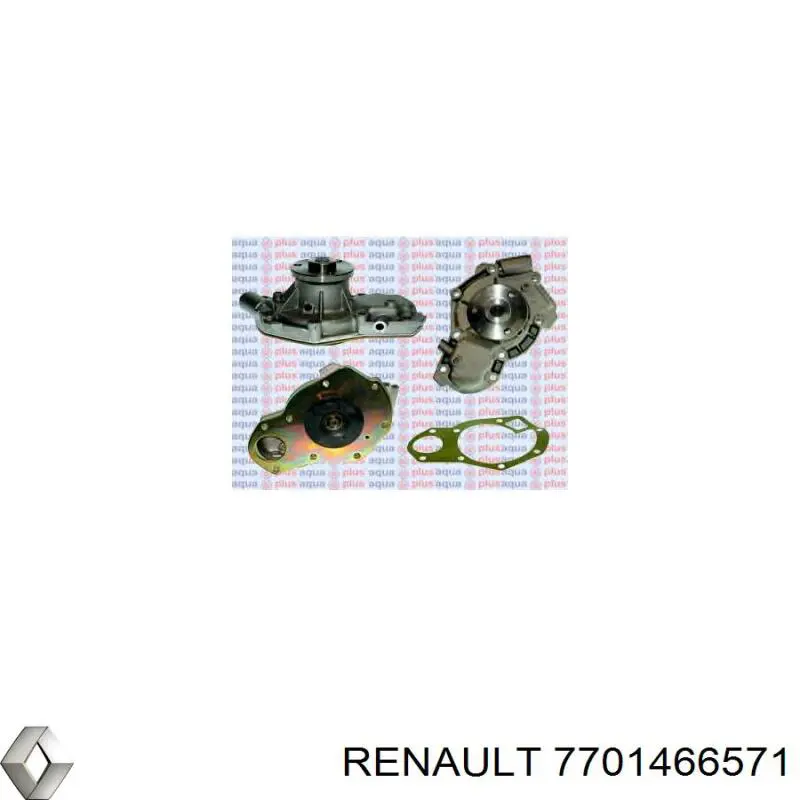 Купити 7701466571 Renault (RVI) Насос охолоджуючої рідини