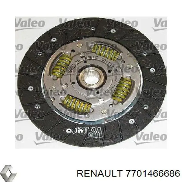 Комплект зчеплення (3 частини) Renault (RVI) 7701466686 ціна, від 77.13 USD