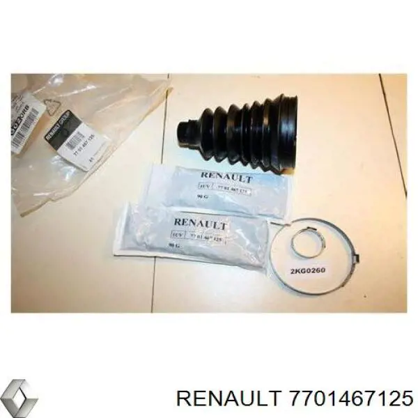 7701467125 Renault (RVI) пильник шруса зовнішній, передній піввісі