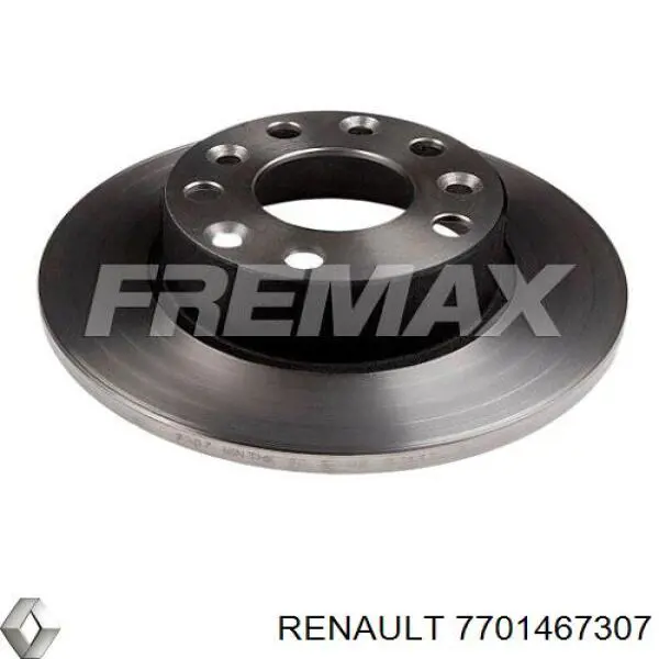 Задні дискові гальма Renault (RVI) 7701467307 ціна, від  