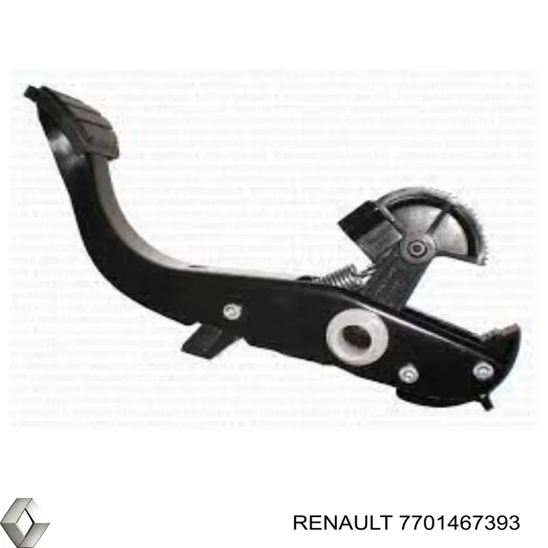 Педаль і привід управління зчепленням Renault (RVI) 7701467393 ціна, від  USD
