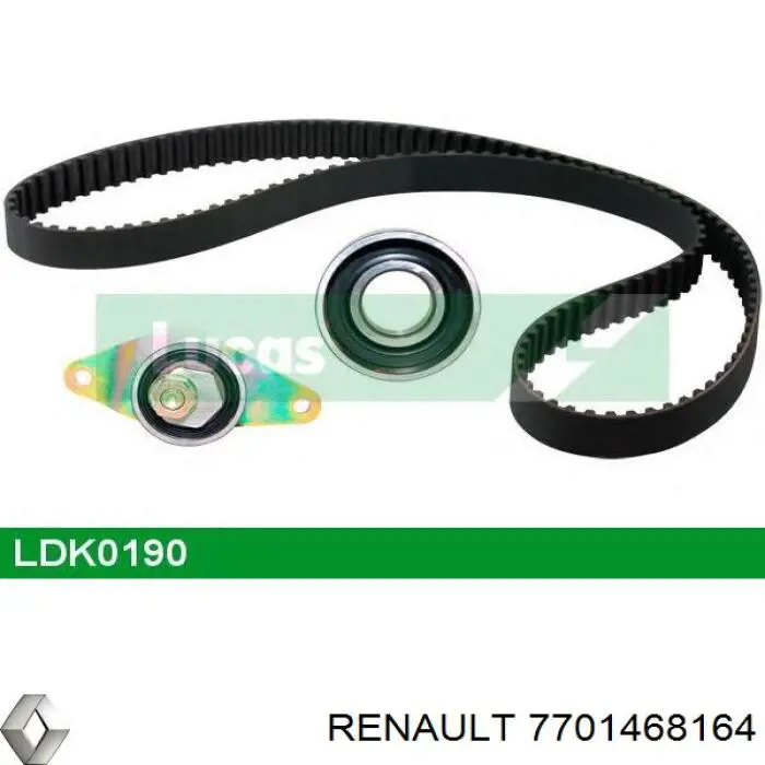 Комплект ГРМ Renault (RVI) 7701468164 ціна, від 240.43 USD