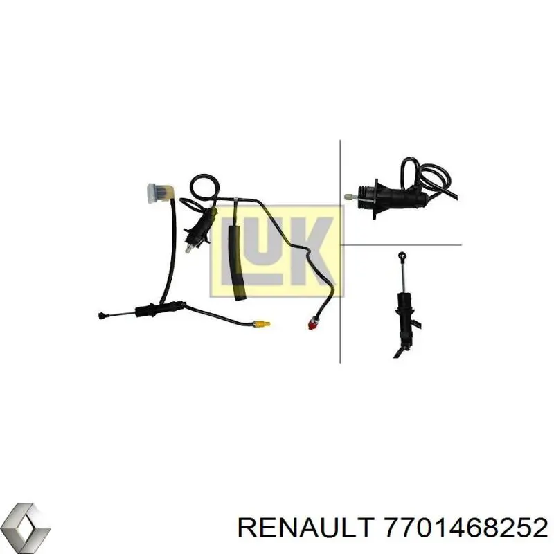 ГЦЗ Renault (RVI) 7701468252 ціна, від  