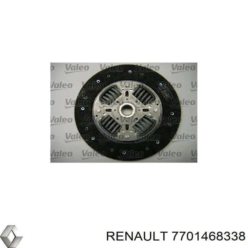 7701468338 Renault (RVI) комплект зчеплення (3 частини)