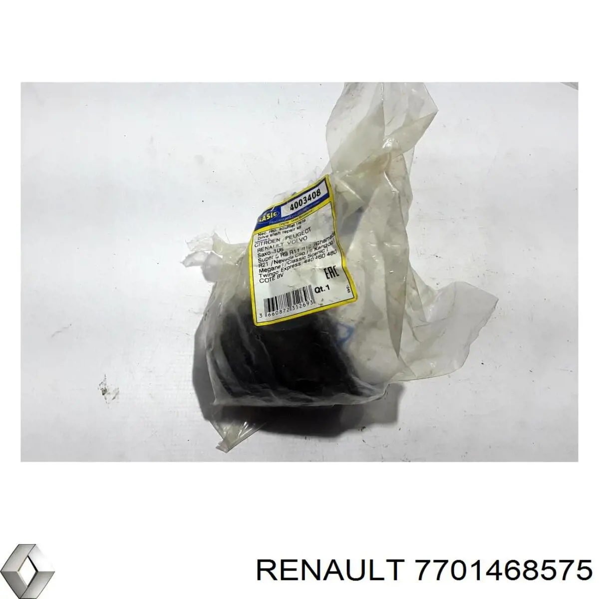 Пильник шарніра кутових швидкостей внутрішній передній лівий Renault (RVI) 7701468575 ціна, від 13.73 USD