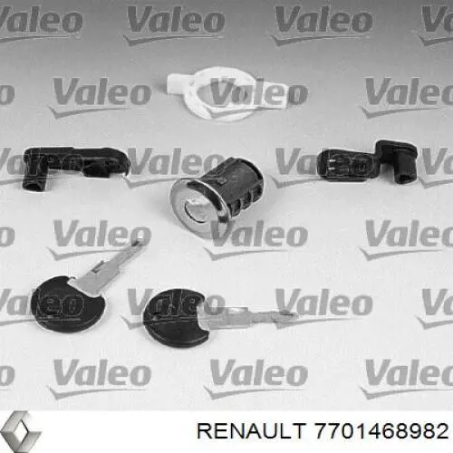 Купити 7701468982 Renault (RVI) Личинка замка дверей передньої, правої