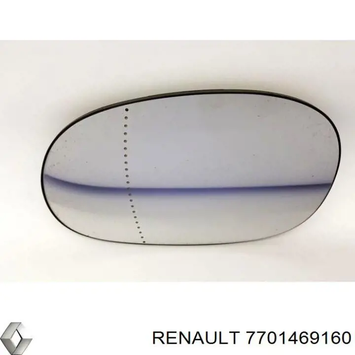 7701469160 Renault (RVI) дзеркальний елемент дзеркала заднього виду, лівого