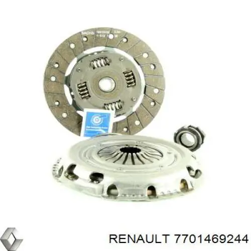 Комплект зчеплення (3 частини) 7701469244 Renault (RVI)