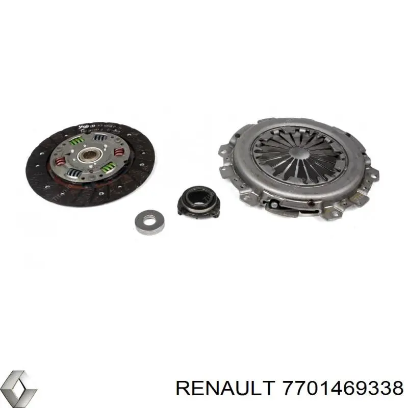 Купити 7701469338 Renault (RVI) Комплект зчеплення (диск, корзина, підшипник)