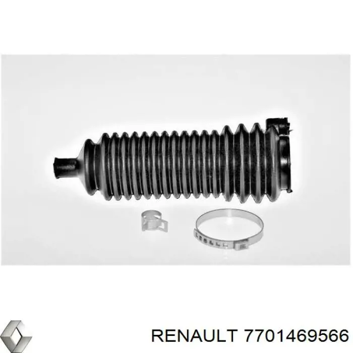 Пильник рульового механізму/рейки, лівий 7701469566 Renault (RVI)