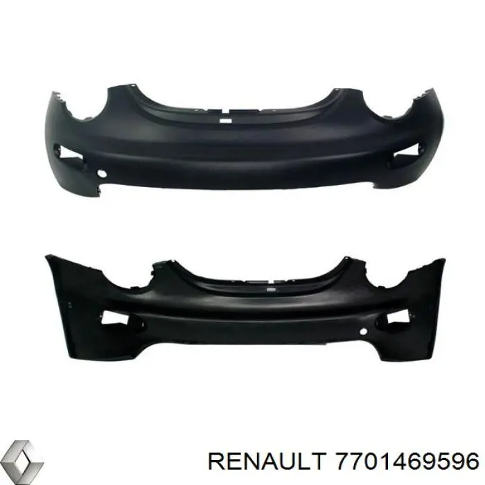 Бампер на авто Renault (RVI) 7700843580 ціна, від 58.69 USD