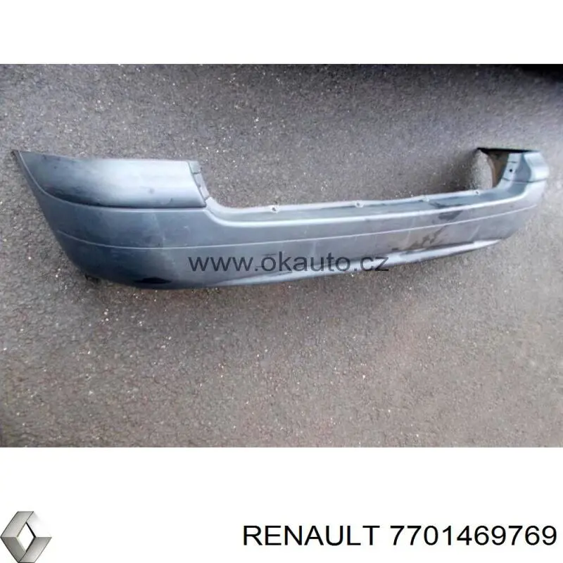 Бампер задній 7701469769 Renault (RVI)